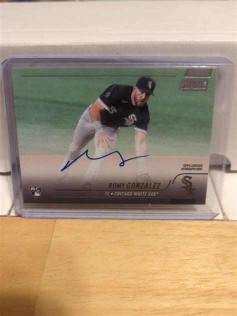 2022 Topps Stadium Club Rookie Auto Romy Gonzalez Chicago White Sox Scba Rgo Ebay