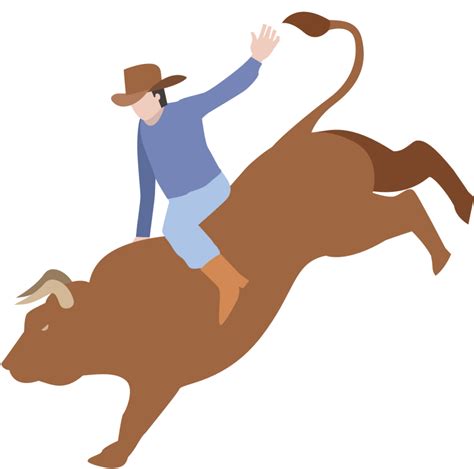 Bull Riding 36667805 Vector Art At Vecteezy