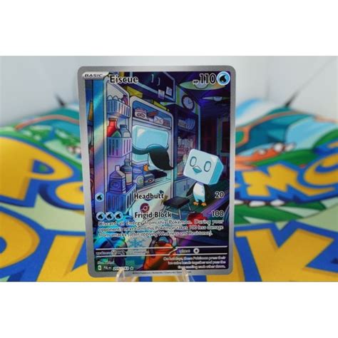 Pokemon Card Eiscue Ar Eng Paldea Evolved Shopee Thailand