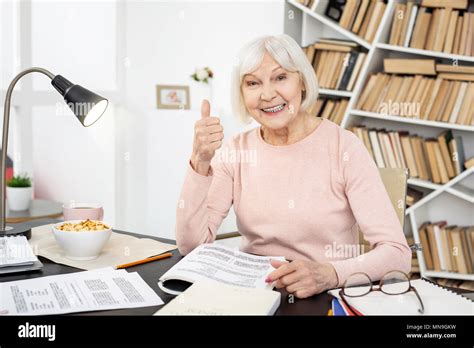 Mature Woman Studying Online Hi Res Stock Photography And Images Alamy