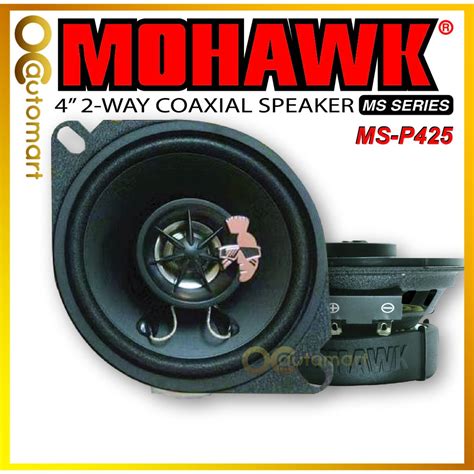 MOHAWK MS Series 4 Inch 2 Way Coaxial Speaker Perodua Plug Play Spk