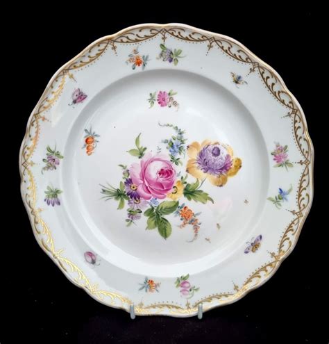 Meissen Decoración floral Exclusivo plato antiguo de Catawiki