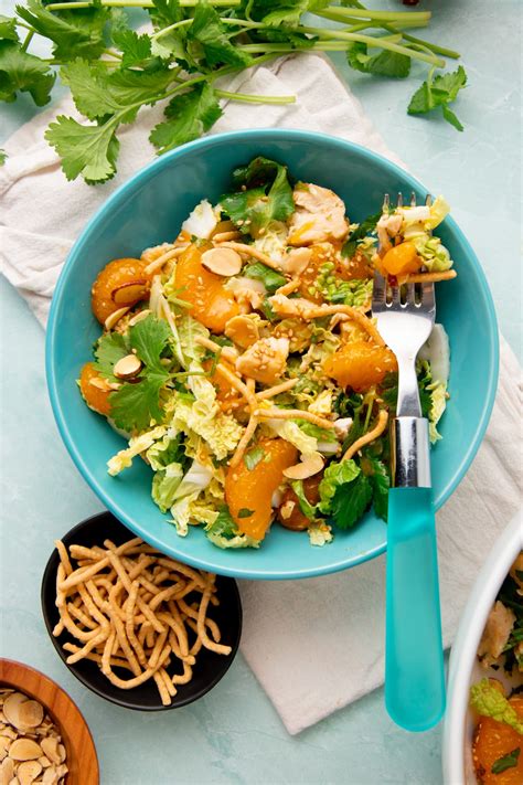 Chopped Chinese Chicken Salad With Mandarin Oranges Wholefully