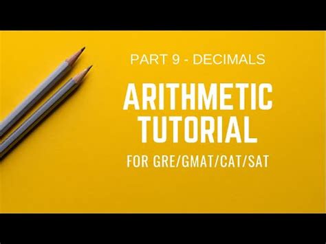 Fractions To Decimals Video Lecture Crash Course For GRE