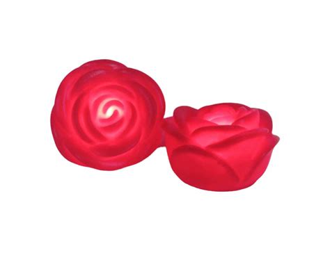 ROSA C LUZ 6cm PLASTICO Importadora Alcampo