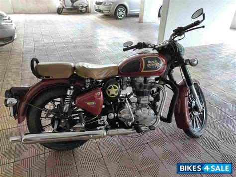 Used 2017 Model Royal Enfield Classic 350 For Sale In Pune Id 191416 Chestnut Red Colour