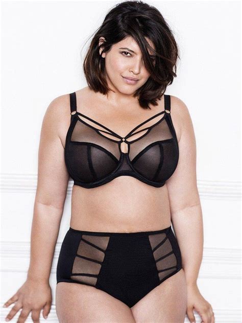 Soutien Gorge Grande Taille D Collet Lani Res Sachi Noir Kiabi