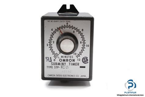 OMRON STP NH2 US SUBMINY TIMER Platinum International