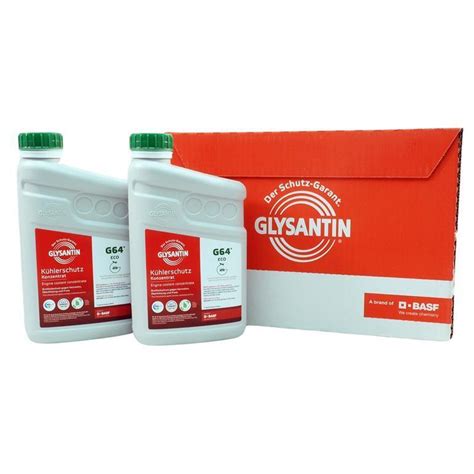 Original 2L BASF Glysantin G64® Frostschutzkonzentrat Kühlerfrost Grün ...