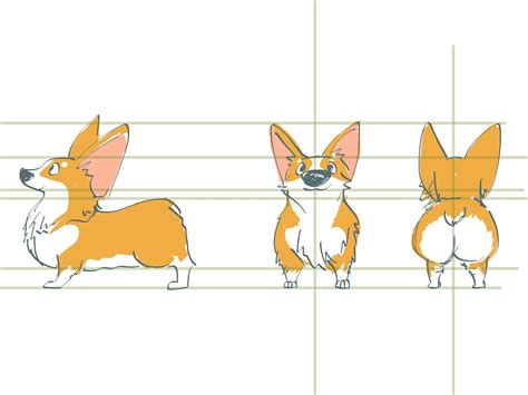 Corgi Character For Animation Character Sheet 3d Character Character