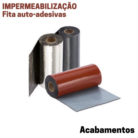 IMPERMEABILIZAÇÃO Self dan Fita auto adesiva CONSTRUBIZ