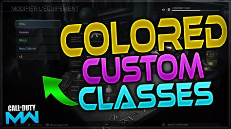 Cod Modern Warfare How To Make Color Custom Classes Youtube