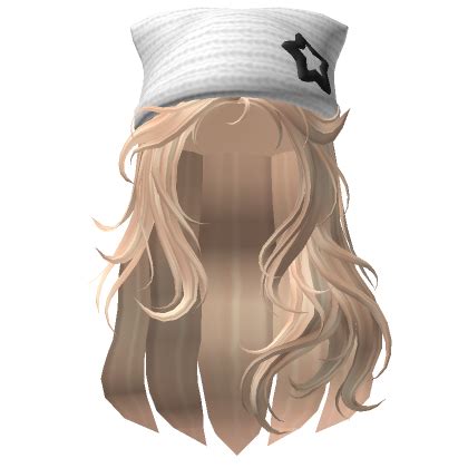 Grunge Cat Beanie Flowy Hair Blonde Roblox Item Rolimon S