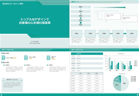 パワーポイントの提案書テンプレート