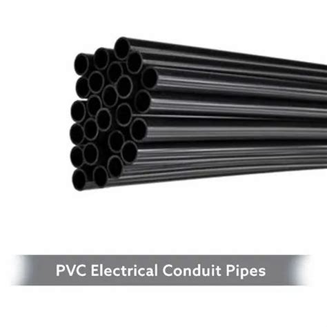 Champion Black Pvc Electrical Conduit Pipe For Industrial Size Mm