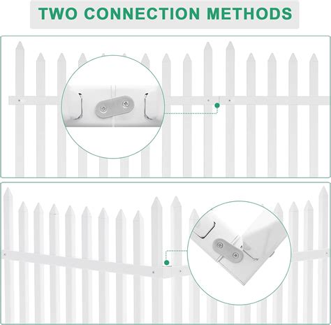 Buy Garpans 72 W X 44 H Outdoor Vinyl Picket Fence Privacy Fence