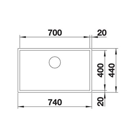 Blanco Z Style Xd 700 Ifu Stainless Steel Undermount Sink