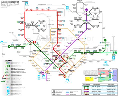 Downtown Singapore Transit Map - Bukit Timah Singapore • mappery