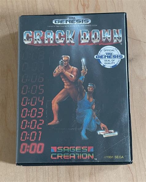 Crack Down Value Gocollect Sega Genesis Crack Down