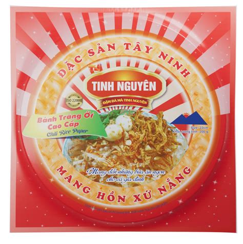 Chili Rice Paper Tinh Nguyên