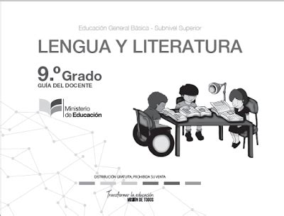 GUÍA DOCENTE DE NOVENO DE EGB LENGUA Y LITERATURA AYUDA DOCENTE