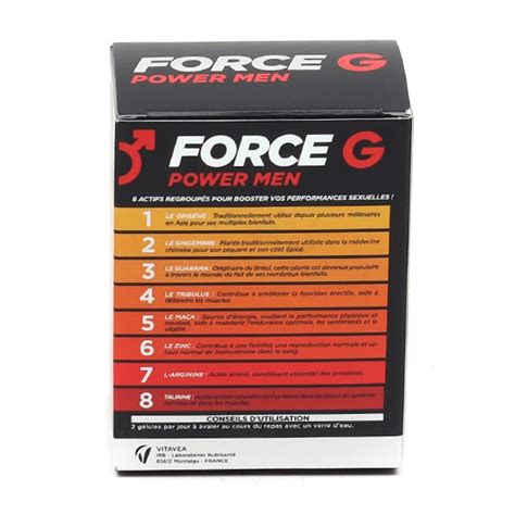 Force G Power Men Pour Les Performances Sexuelles Stimulant Sexuel