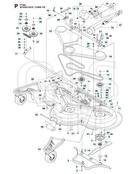 Husqvarna Pt D Cm Cutting Deck Ghs