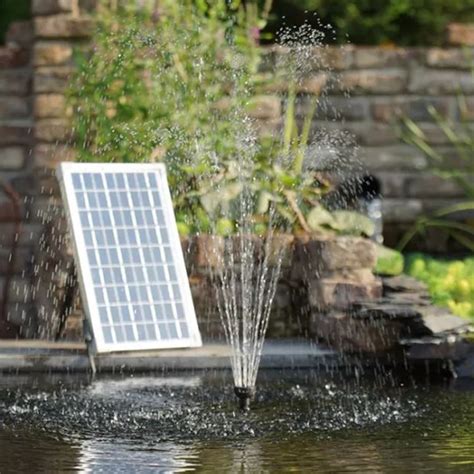 Ubbink Solarmax Pompe Fontaine Avec Panneau Solaire L H W