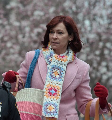 Pastel Granny Square Crochet Scarf Of Carrie Preston As Elsbeth