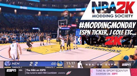 NBA 2K21 Modding Showcase! J Cole, 4K Courts, New ESPN Scoreboard ...