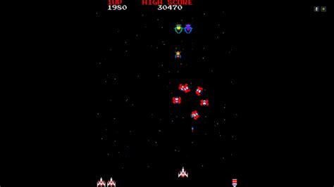 Galaga Gameplay Stage 1 YouTube