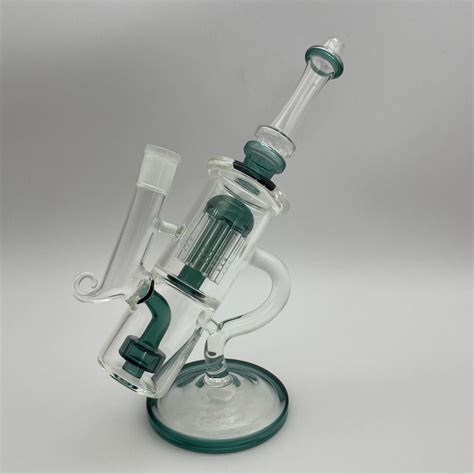 Unique Creative Modeling Green High Borosilicate Glass Water Pipe Set