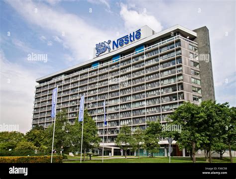 Headquarter Of Nestle Germany Ag In Frankfurt Niederrad Stock Photo Alamy