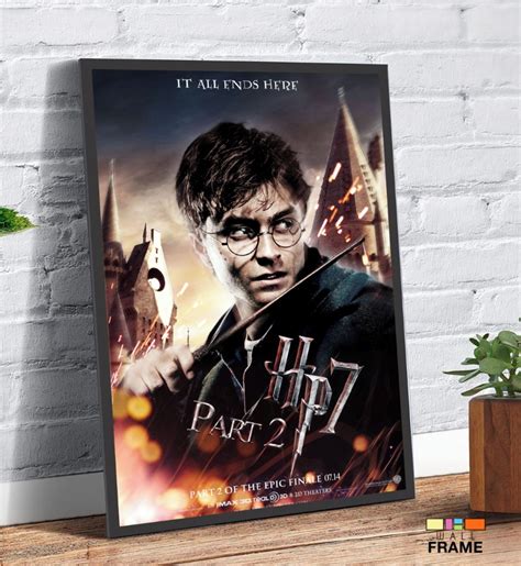 Quadro Pôster Filme Harry Potter e as Relíquias da Morte Par