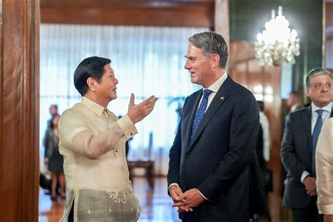 Ph Australia Affirm Stronger Alliance After Pbbm Marles Meeting Presidential Communications