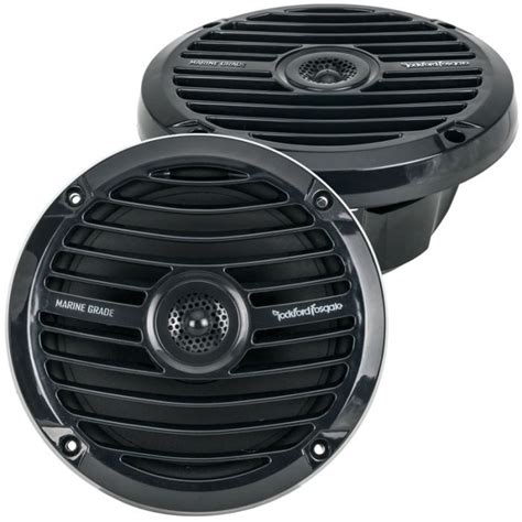 Rockford Fosgate Rm0652b 6 5 Marine Full Range Speakers System Black