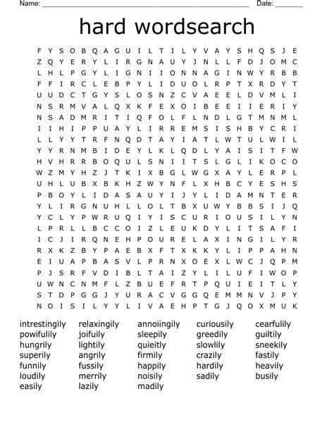 35 Extremely Hard Word Searches