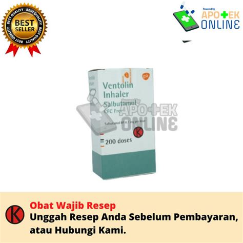 Jual Ventolin Inhaler 100 Mcg 200 Dosis Kab Klaten Apotek Tiara