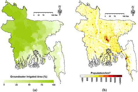 A Percentage Of Bangladesh Area Equipped For Groundwater Irrigation B