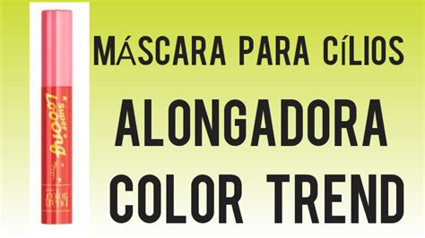 MÁSCARA PARA CÍLIOS ALONGADORA COLOR TREND AVON COS TV