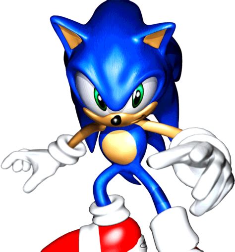 Sonic D From The Official Artwork Set For Sonicadventure Sonic