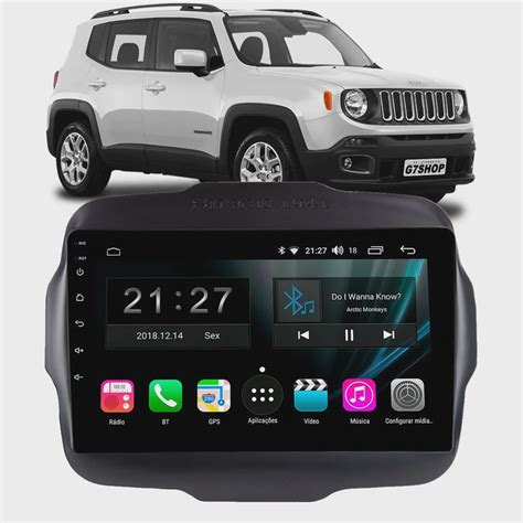 Central Multimidia Aikon Jeep Renegade 9 Polegadas 16GB Android 9 1 2GB