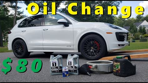 Porsche Cayenne Oil Change Youtube