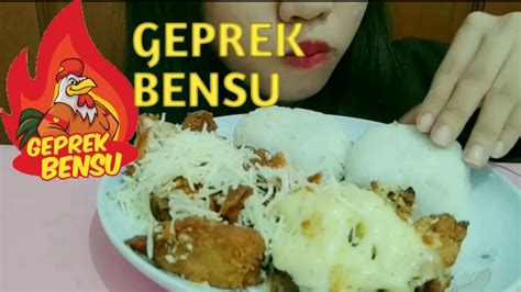 Cobain Makanan Geprek Bensu Ruben Onsu ASMR NO TALKING YouTube