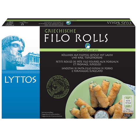 Lyttos Filo Rolls G Lauch Feta Aldi Suisse