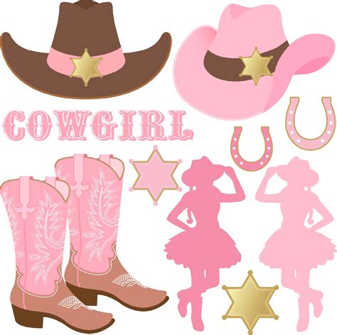 Cowgirl Pink Theme Half Sheet Misc Must Purchase 2 Half Sheets You Yippee Yay Yard Cards