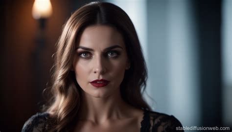 Man Encounters Evil Woman in Horror Scene | Stable Diffusion Online