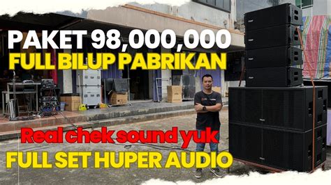 Huper Line Array La P Sub X Terbaru Youtube