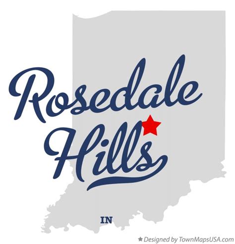 Map of Rosedale Hills, IN, Indiana