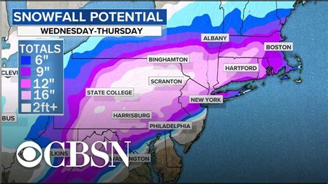 Northeast Braces For Major Snowstorm Youtube